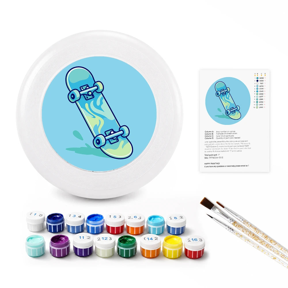 
Paint by Numbers - Frisbee | Blue Skateboard