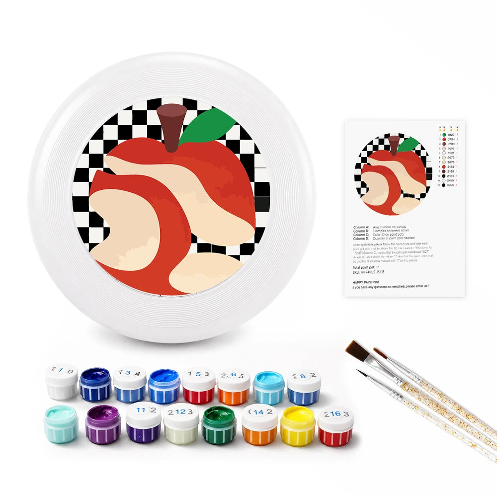 
Paint by Numbers - Frisbee | Checkerboard Apple