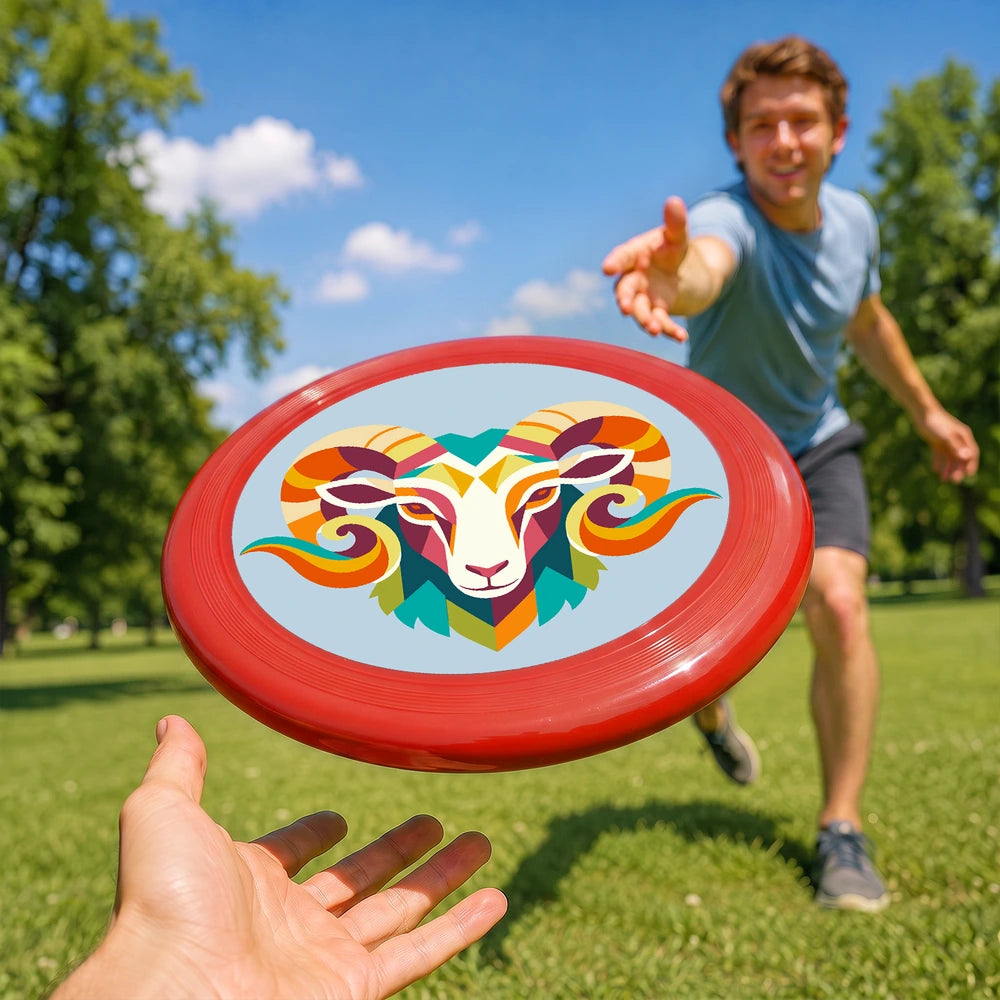 
Paint by Numbers - Frisbee | Colorful Ram Head