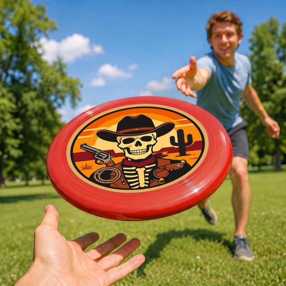 
Paint by Numbers - Frisbee | Cowboy Skeleton