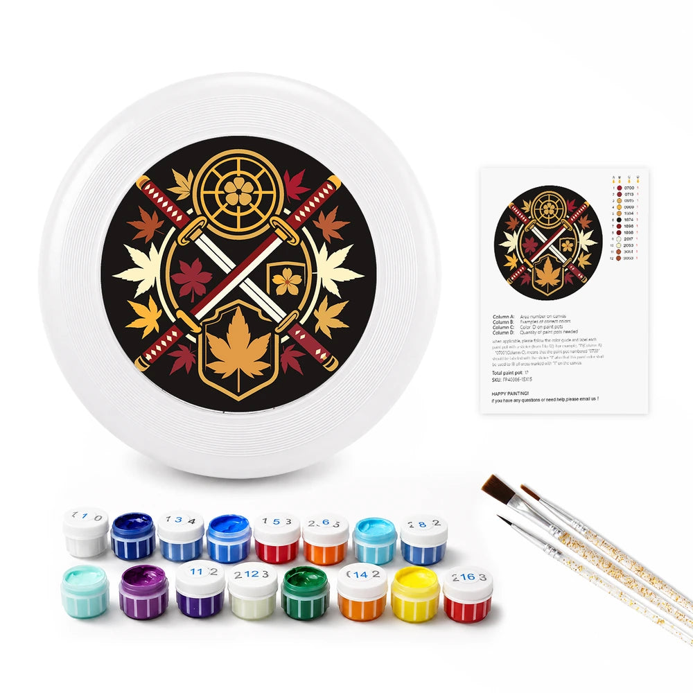 
Paint by Numbers - Frisbee | Crossed Swords Crest
