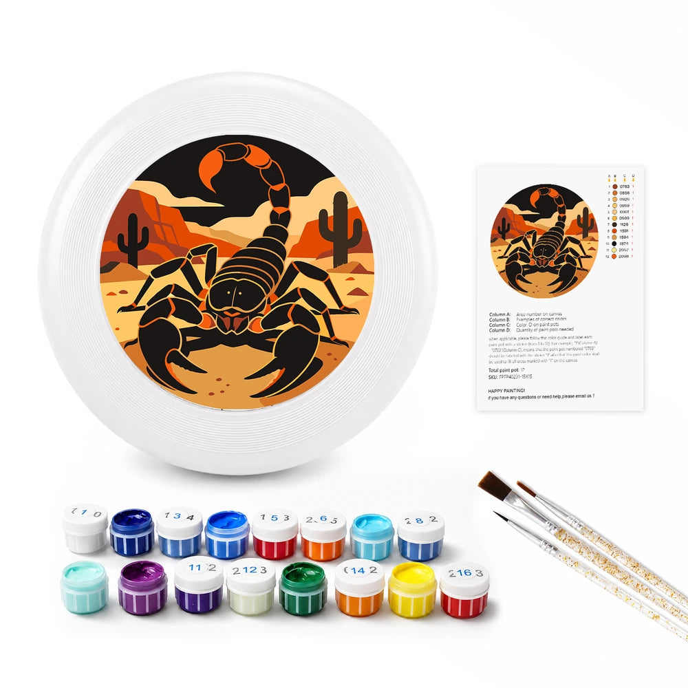 
Paint by Numbers - Frisbee | Desert Scorpion