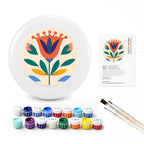 Paint by Numbers - Frisbee | Folk Bloom in Orange