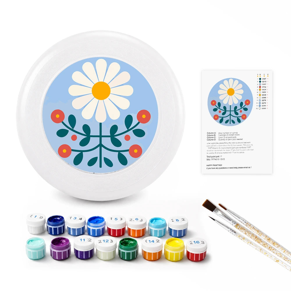 Paint by Numbers - Frisbee | Folk Daisy