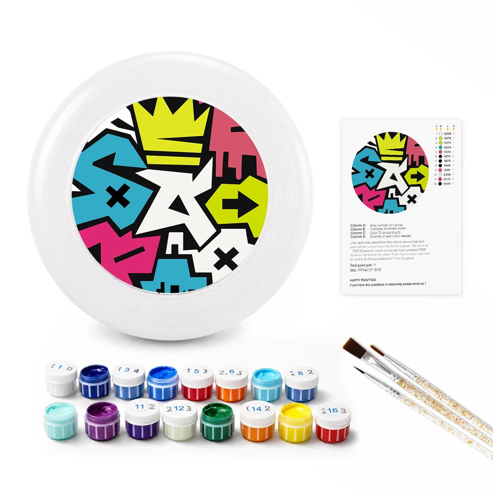 
Paint by Numbers - Frisbee | Graffiti Crown