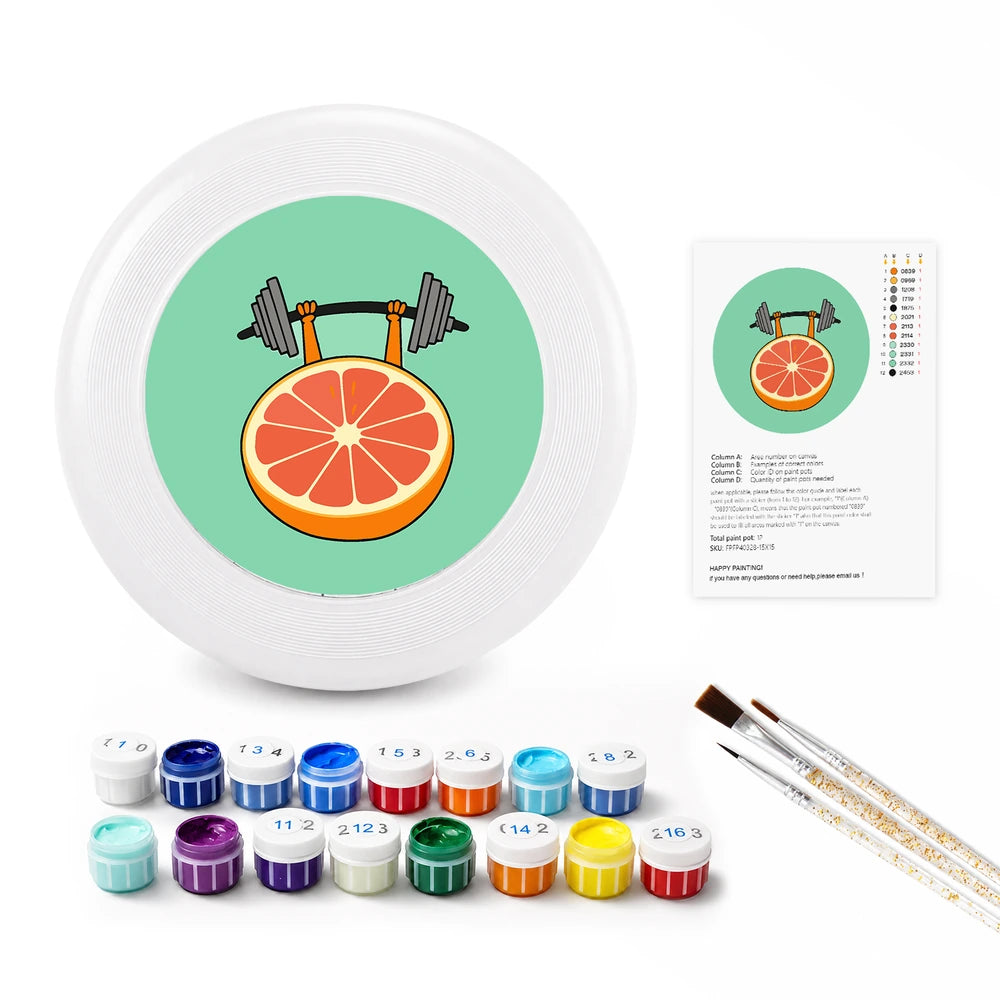 Paint by Numbers - Frisbee | Grapefruit Workout