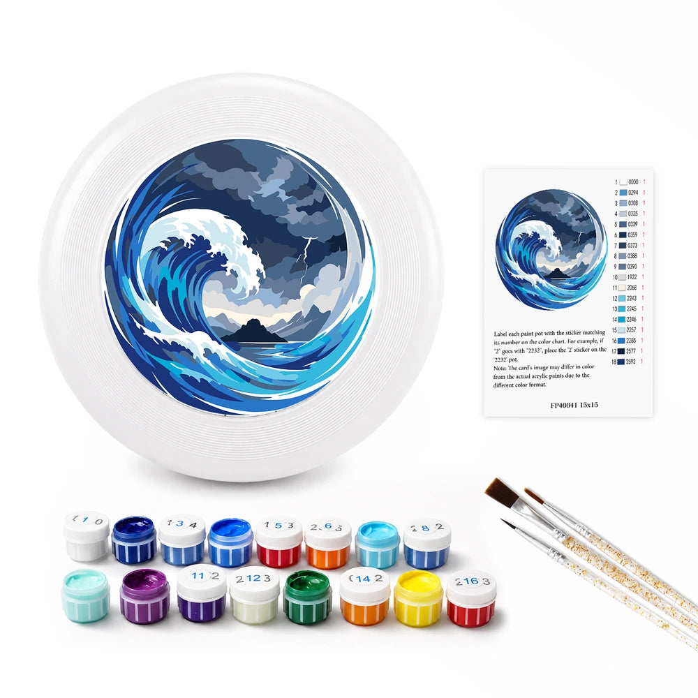 
Paint by Numbers - Frisbee | Great Blue Wave