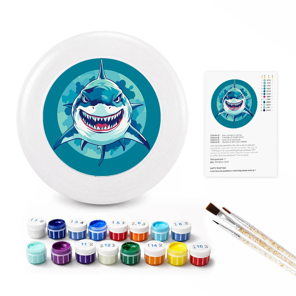Paint by Numbers - Frisbee | Great White Shark