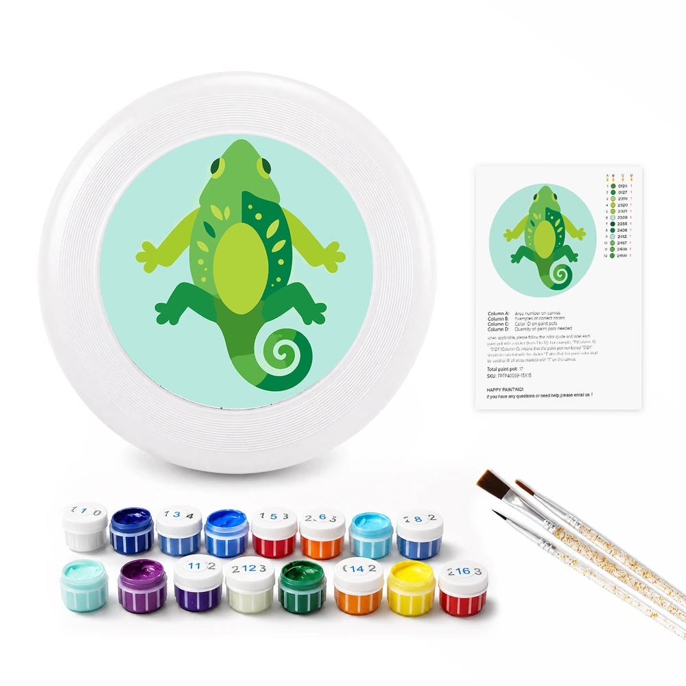 
Paint by Numbers - Frisbee | Green Gecko