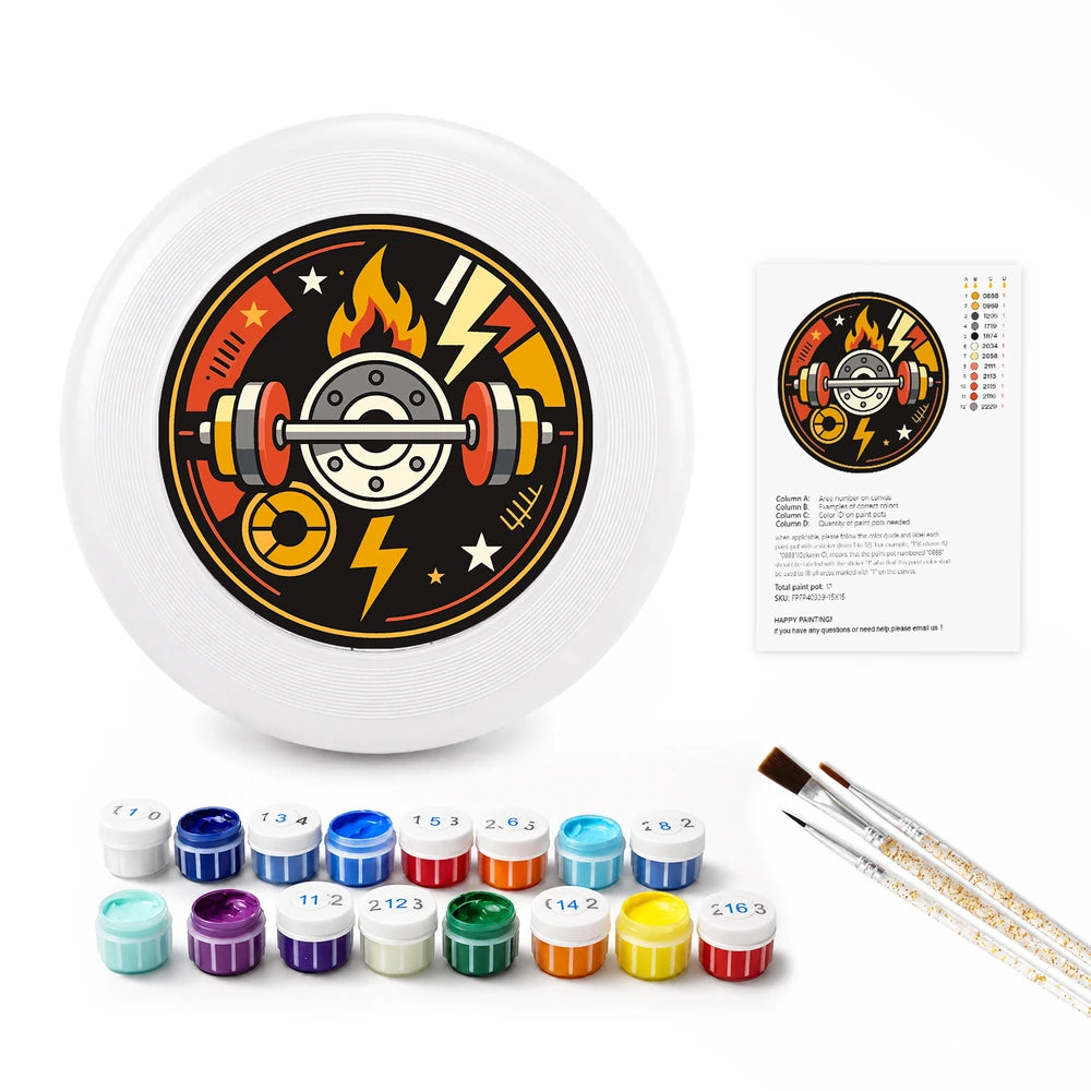 Paint by Numbers - Frisbee | Gym Badge