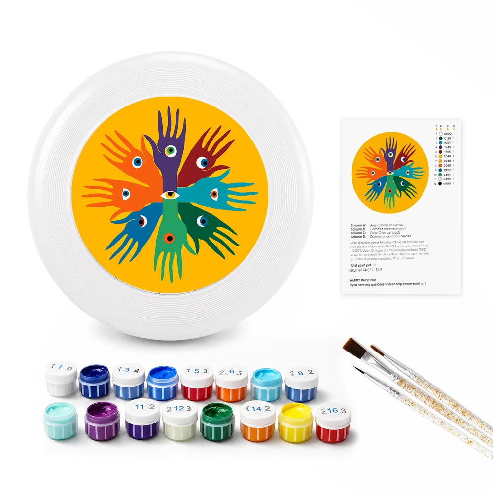 
Paint by Numbers - Frisbee | Hands and Eyes