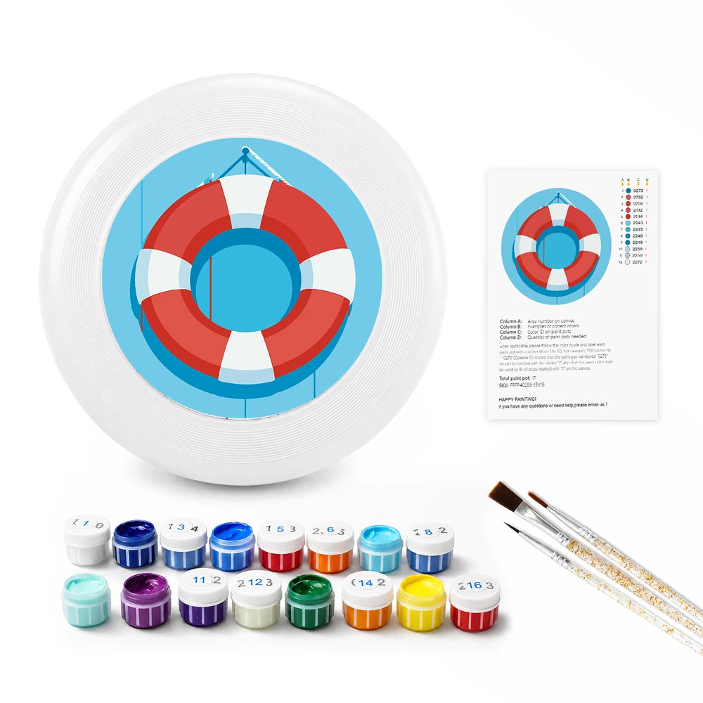 
Paint by Numbers - Frisbee | Life Ring