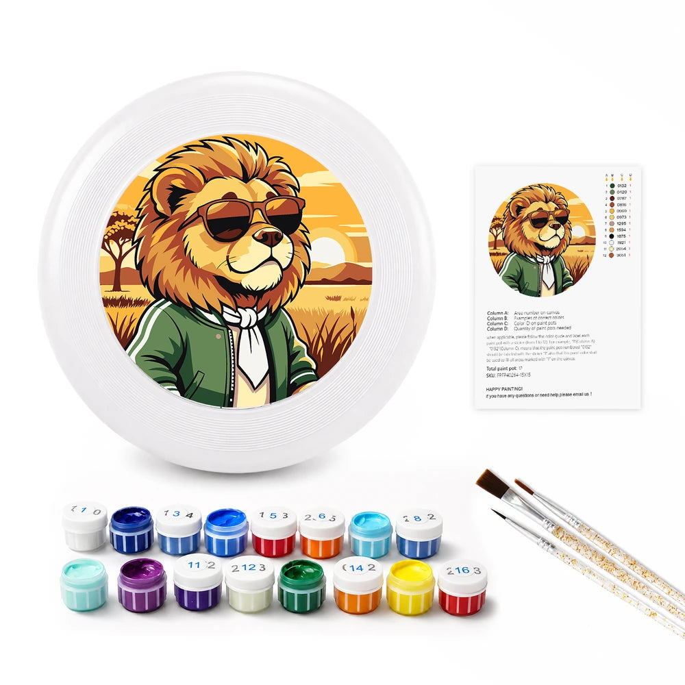 
Paint by Numbers - Frisbee | Lion in a Jacket
