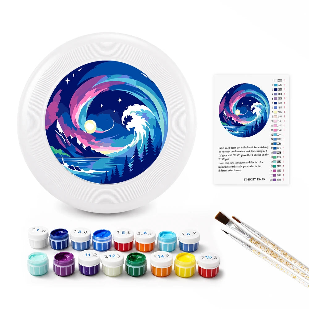 
Paint by Numbers - Frisbee | Moonlit Wave
