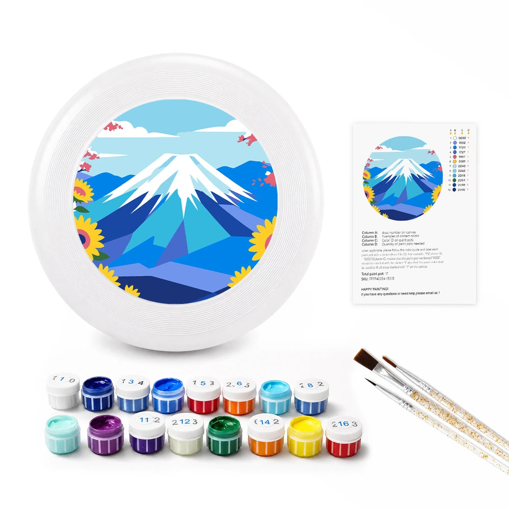
Paint by Numbers - Frisbee | Mount Fuji in Bloom