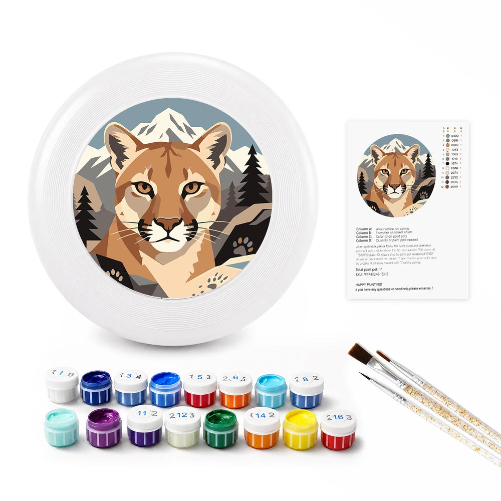Paint by Numbers - Frisbee | Mountain Cougar