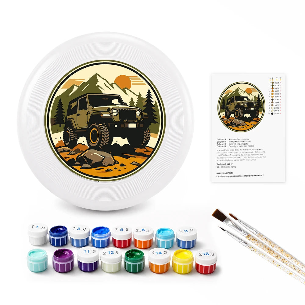 Paint by Numbers - Frisbee | Off-Road Adventure