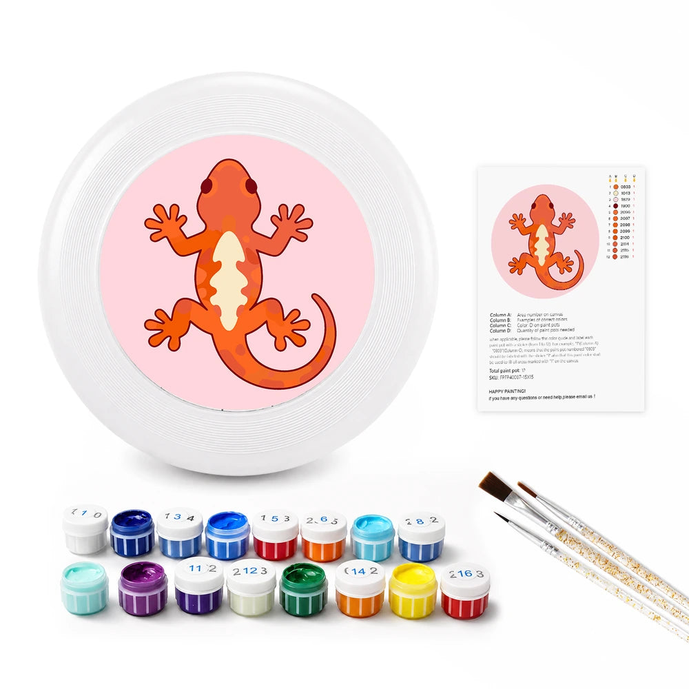 
Paint by Numbers - Frisbee | Orange Lizard