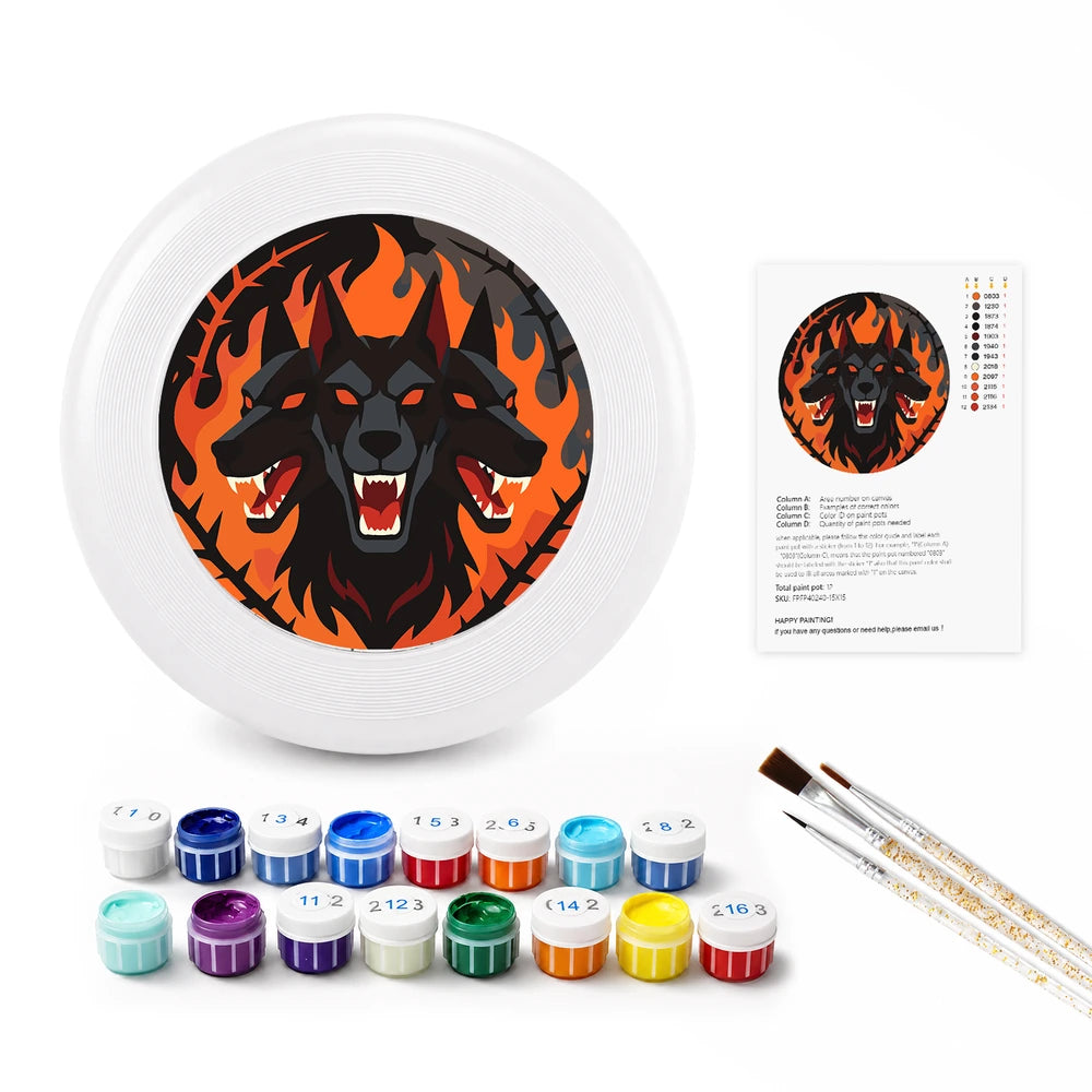 Paint by Numbers - Frisbee | Panther in Flames