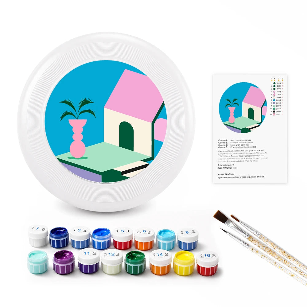 
Paint by Numbers - Frisbee | Pastel House