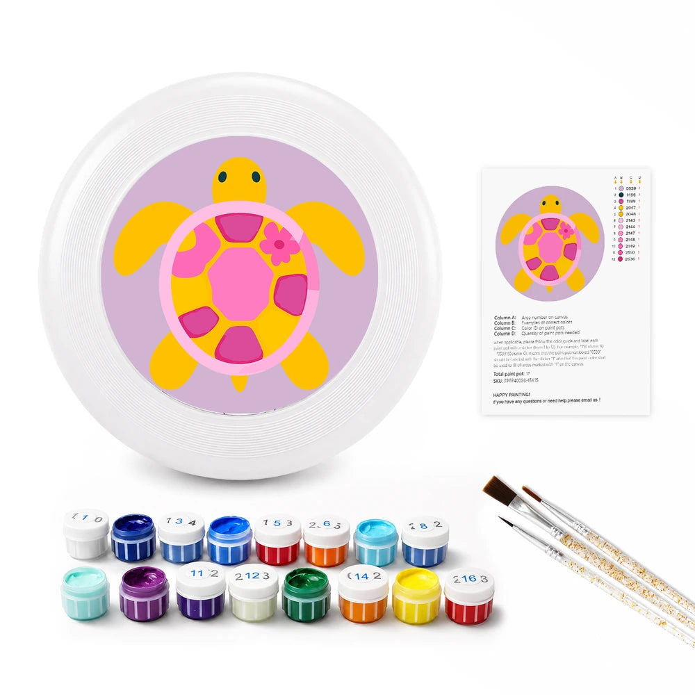 
Paint by Numbers - Frisbee | Pink Turtle