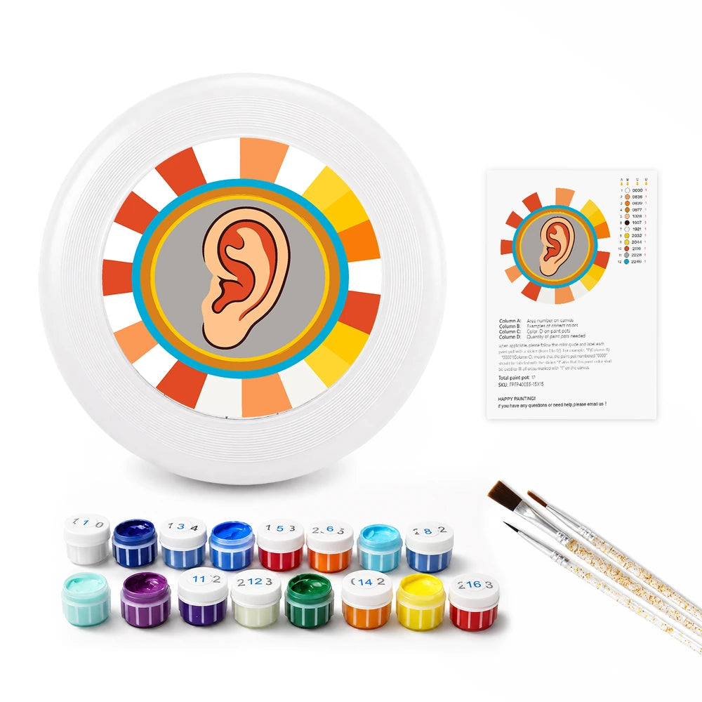 
Paint by Numbers - Frisbee | Pop Art Ear