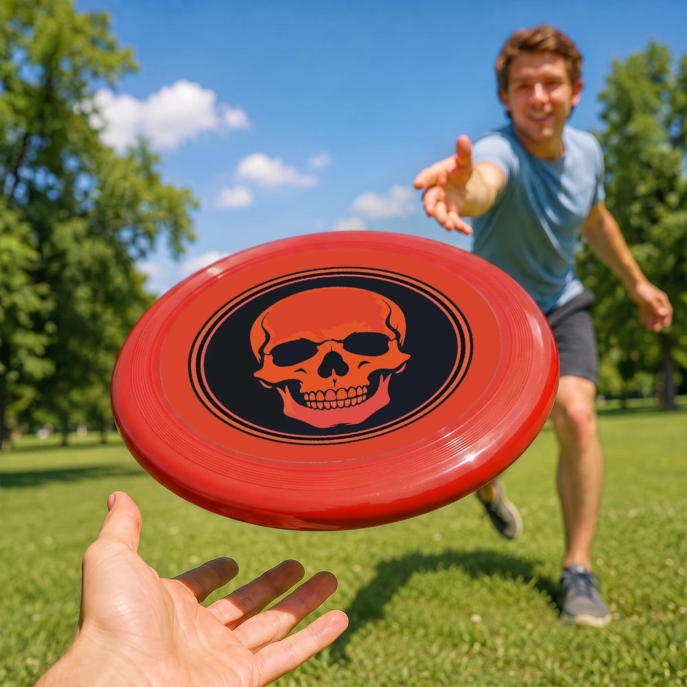 
Paint by Numbers - Frisbee | Red Skull Emblem