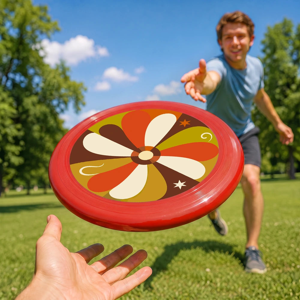 Paint by Numbers - Frisbee | Retro Brown Flower
