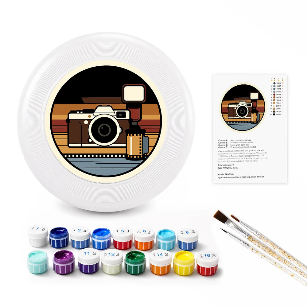 
Paint by Numbers - Frisbee | Retro Camera and Film
