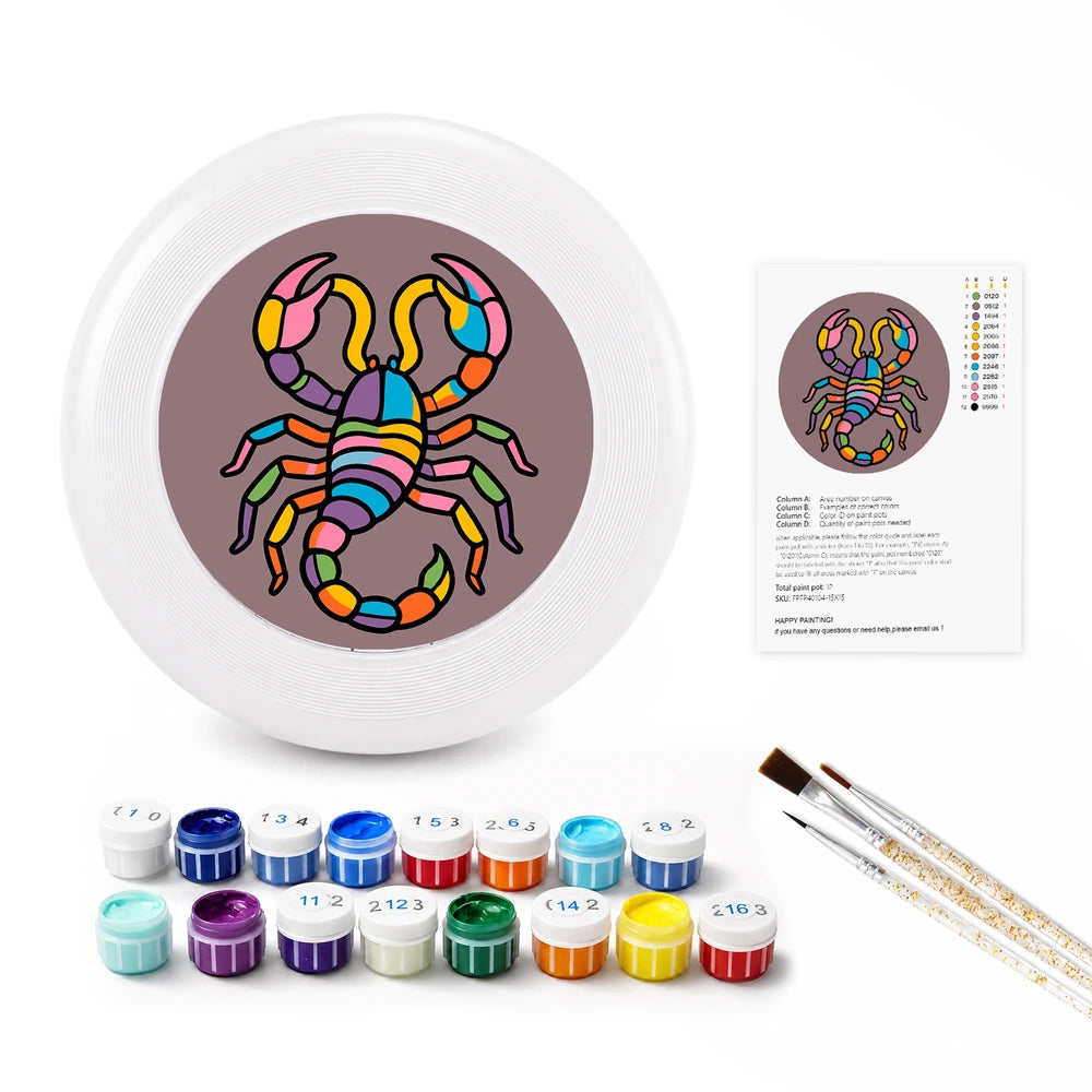 
Paint by Numbers - Frisbee | Scorpio Sign