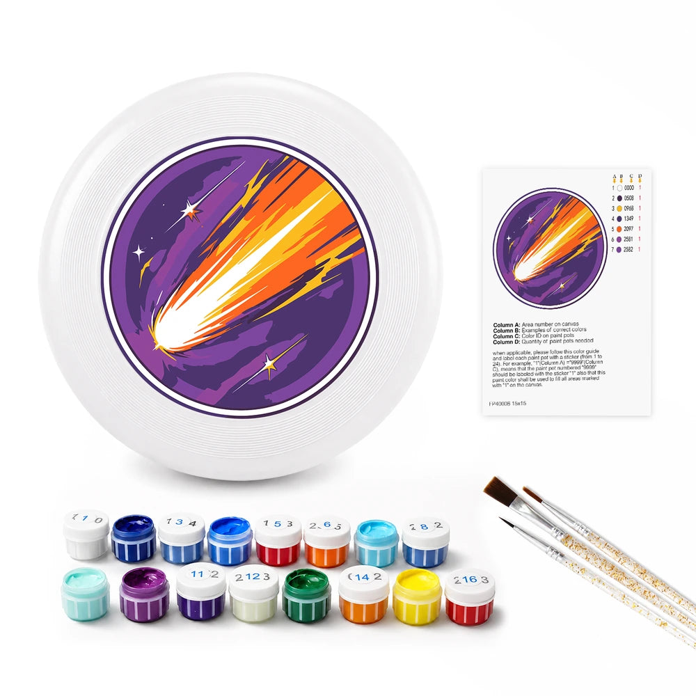 
Paint by Numbers - Frisbee | Shooting Comet