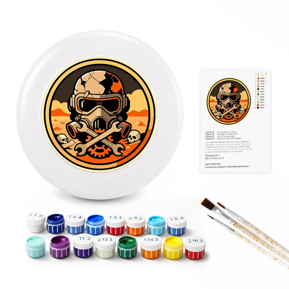 
Paint by Numbers - Frisbee | Skull Pilot Crest