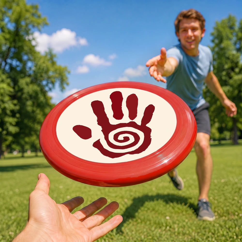 Paint by Numbers - Frisbee | Spiral Hand Symbol