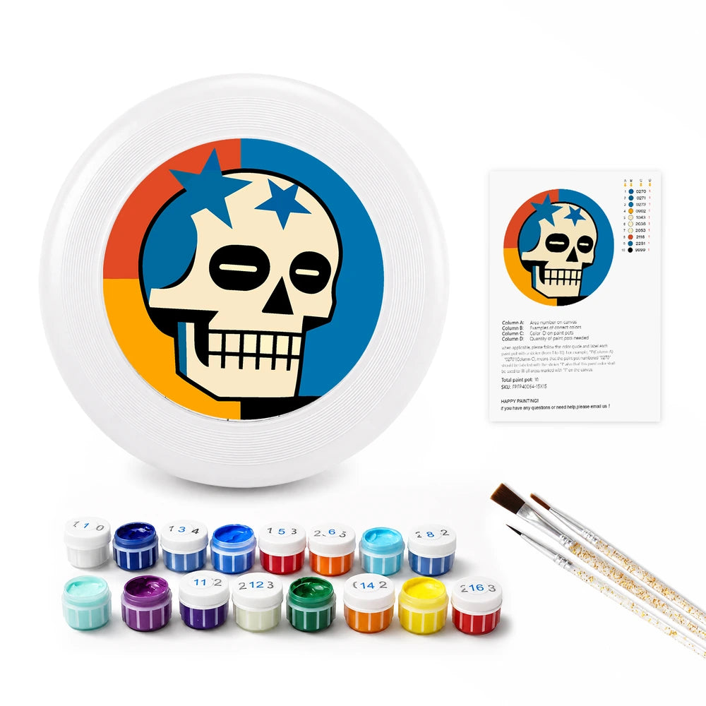 
Paint by Numbers - Frisbee | Star Skull