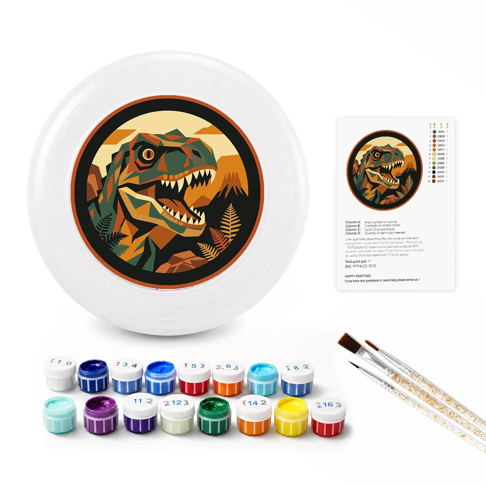 
Paint by Numbers - Frisbee | T-Rex in the Forest