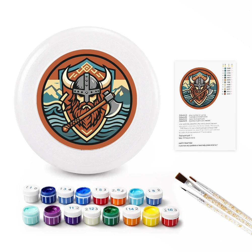 Paint by Numbers - Frisbee | Viking Warrior