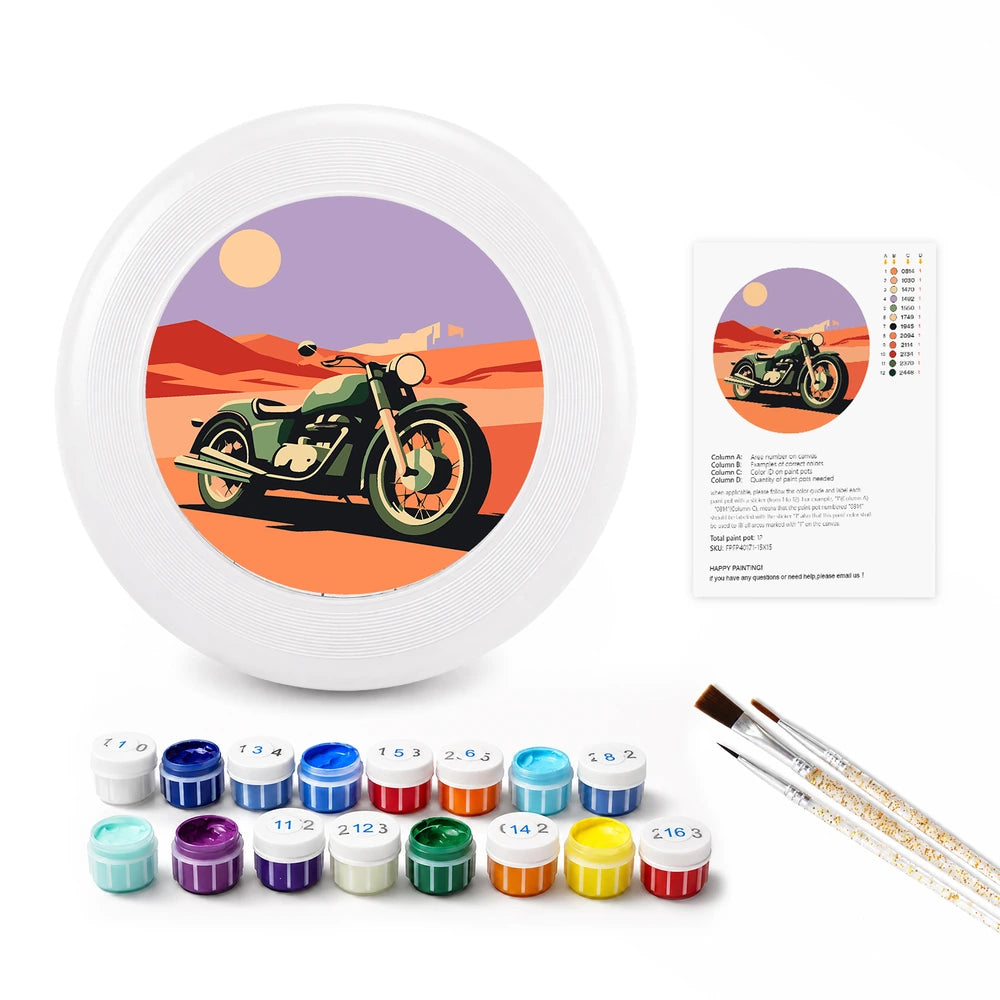 
Paint by Numbers - Frisbee | Vintage Motorcycle