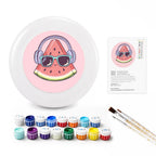 Paint by Numbers - Frisbee | Watermelon with Headphones