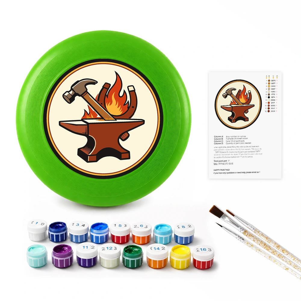 
Paint by Numbers - Frisbee | Anvil and Hammer