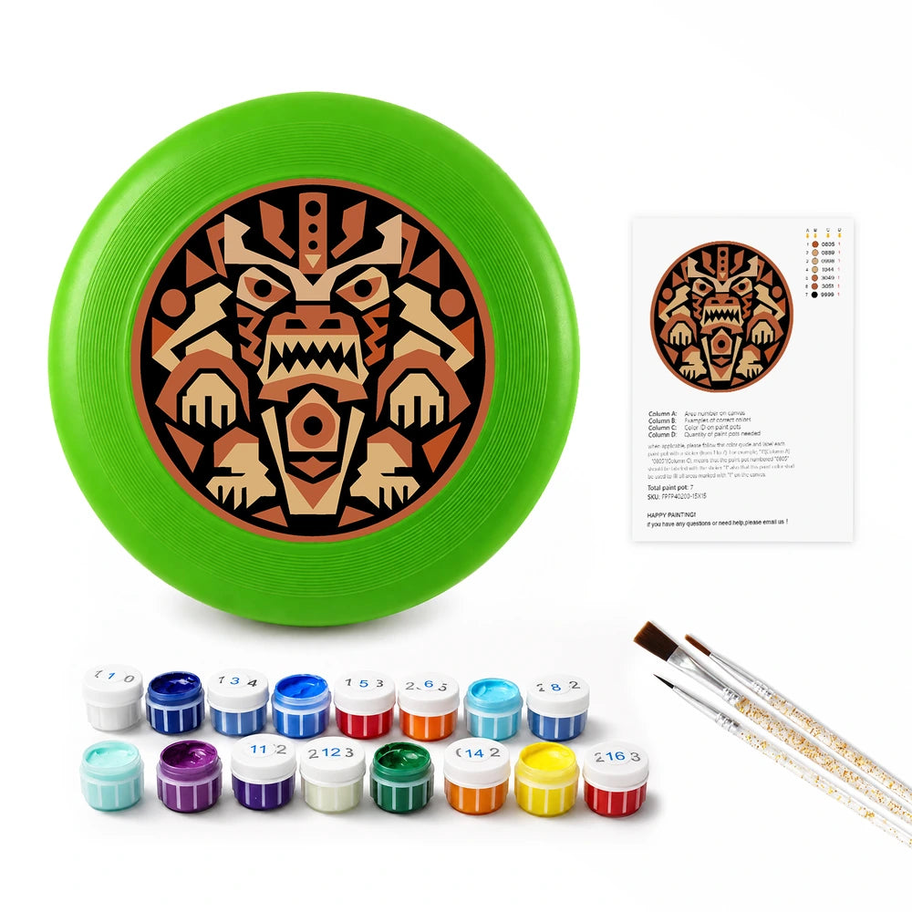 
Paint by Numbers - Frisbee | Aztec Tiger