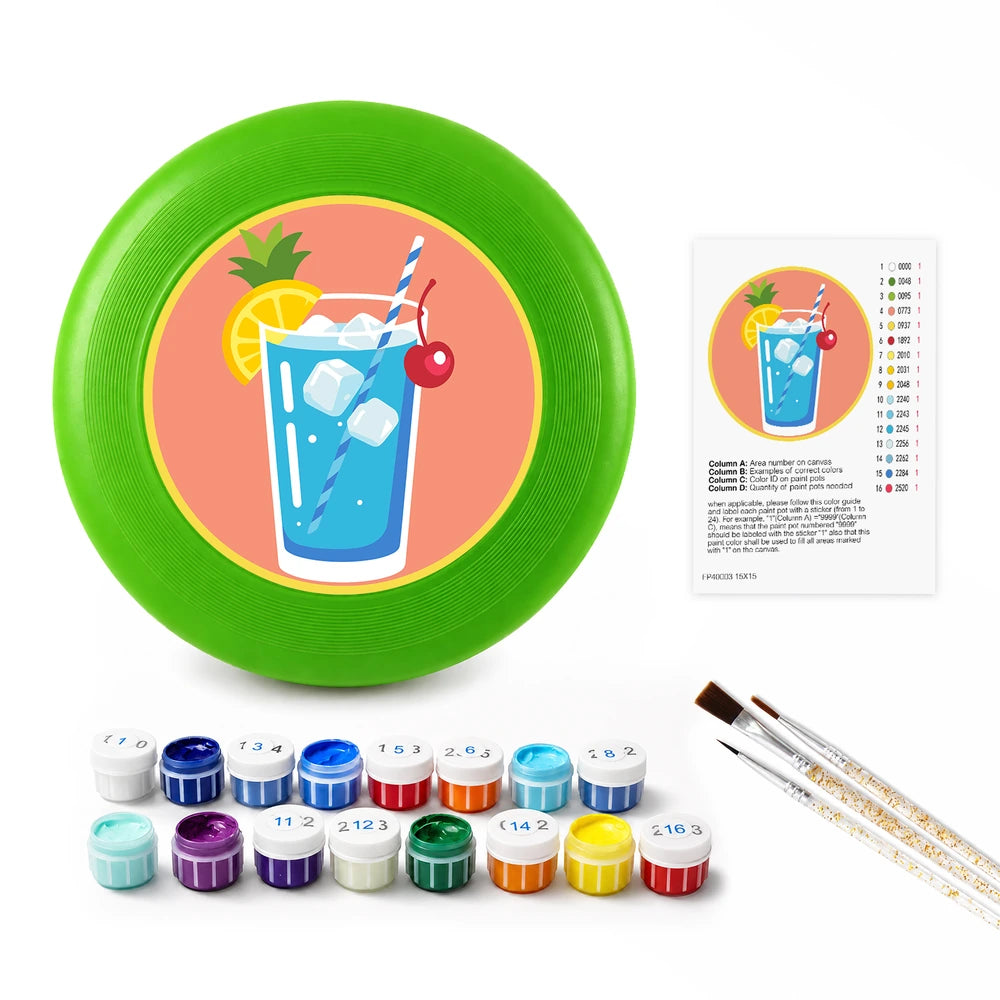 
Paint by Numbers - Frisbee | Blue Lagoon Cooler