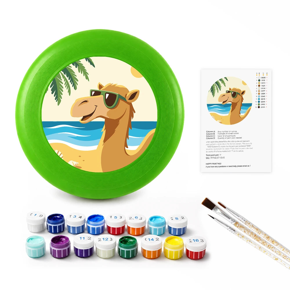 
Paint by Numbers - Frisbee | Camel on the Beach