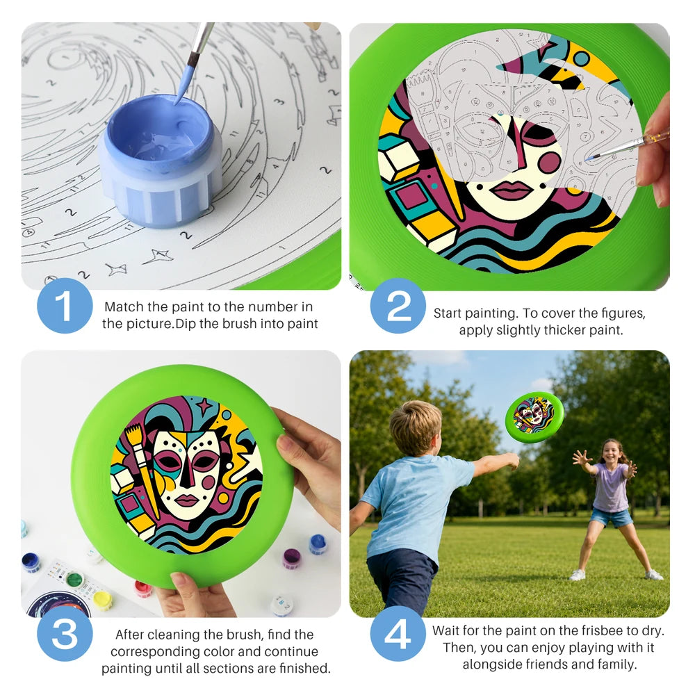 
Paint by Numbers - Frisbee | Carnival Mask