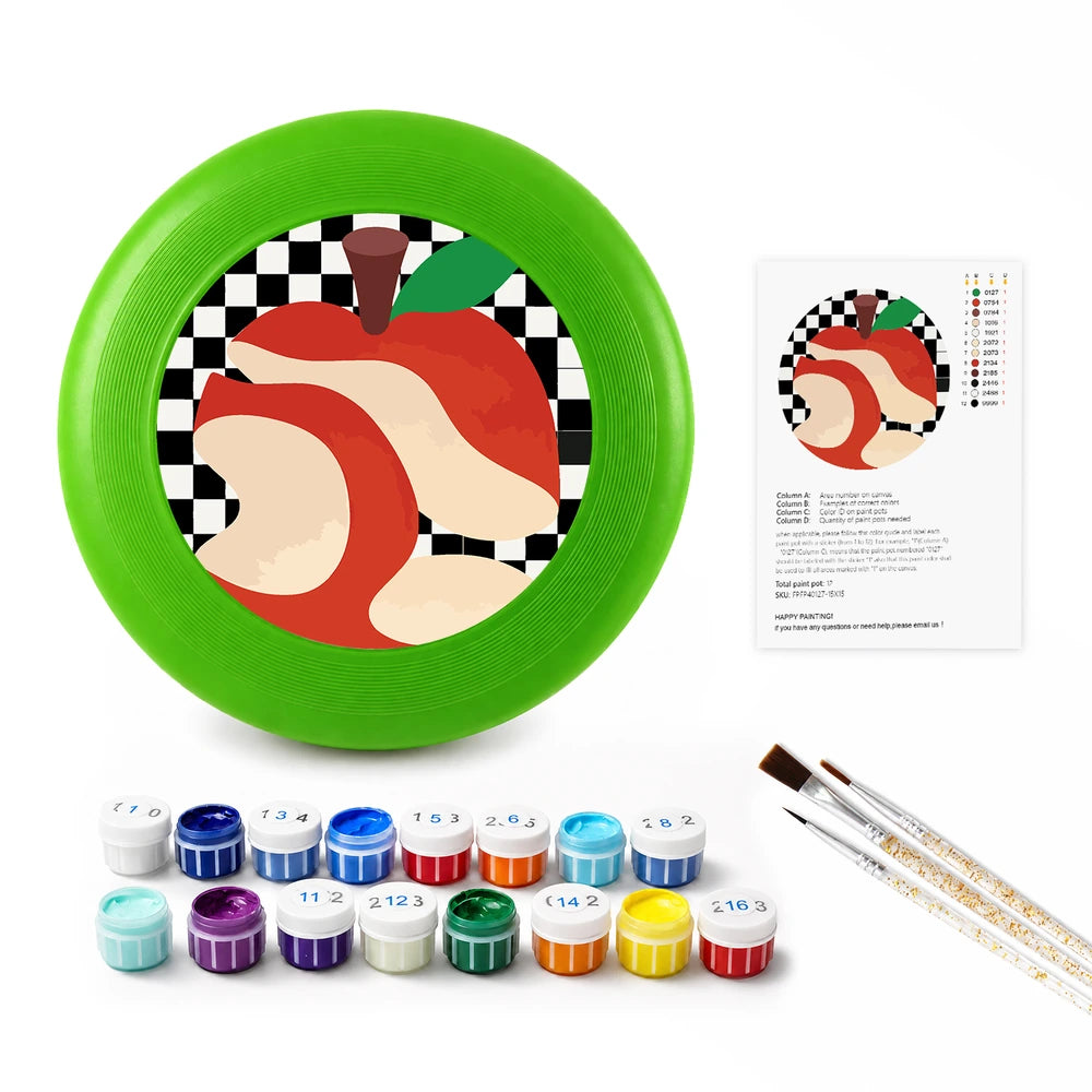 Paint by Numbers - Frisbee | Checkerboard Apple