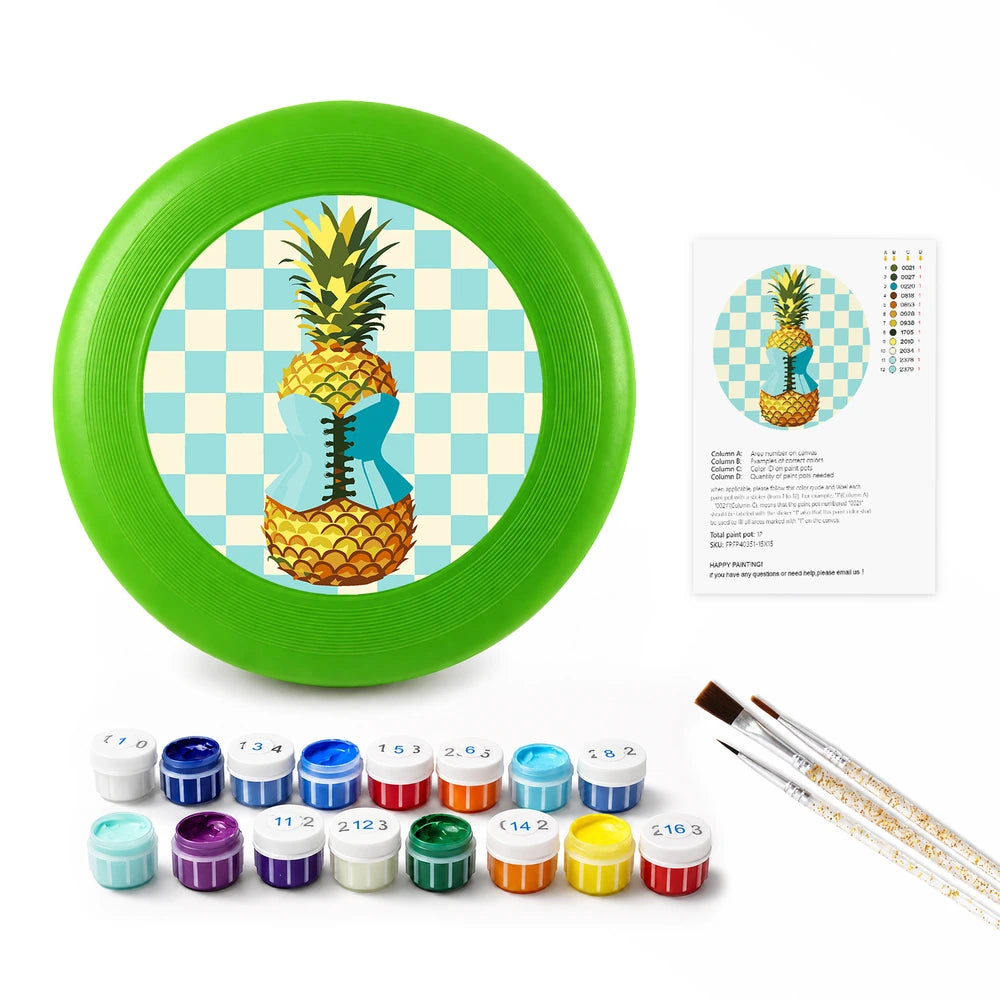
Paint by Numbers - Frisbee | Checkerboard Pineapple