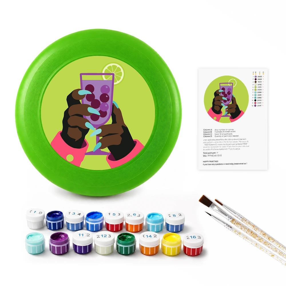 Paint by Numbers - Frisbee | Cocktail in Hand
