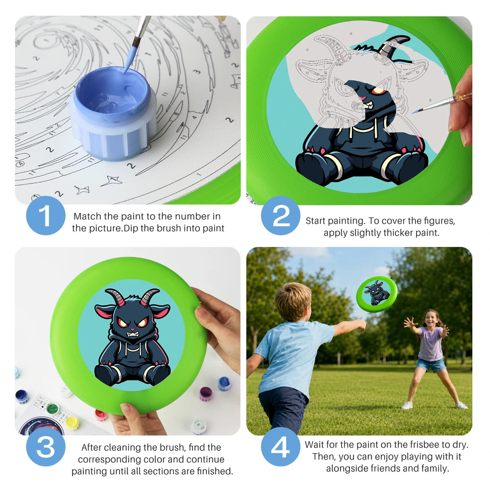 
Paint by Numbers - Frisbee | Dark Goat Character