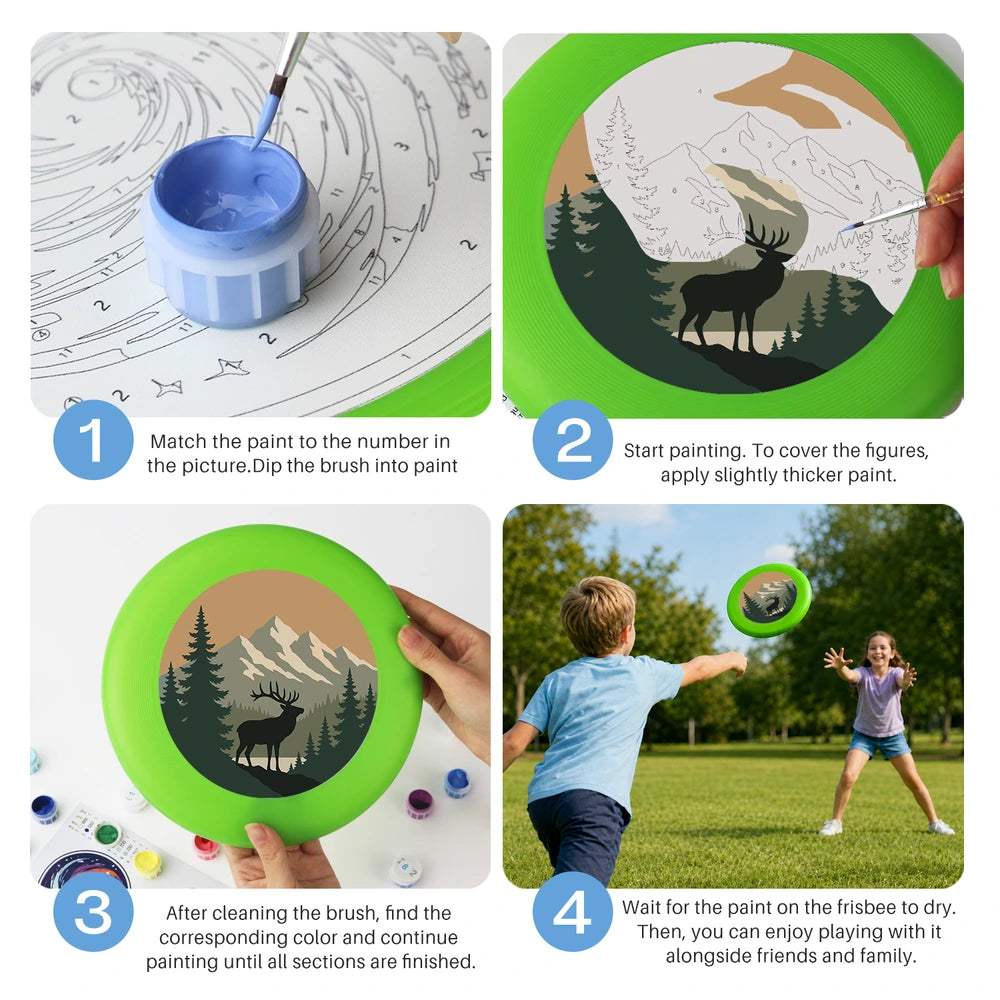 
Paint by Numbers - Frisbee | Deer in the Mountains