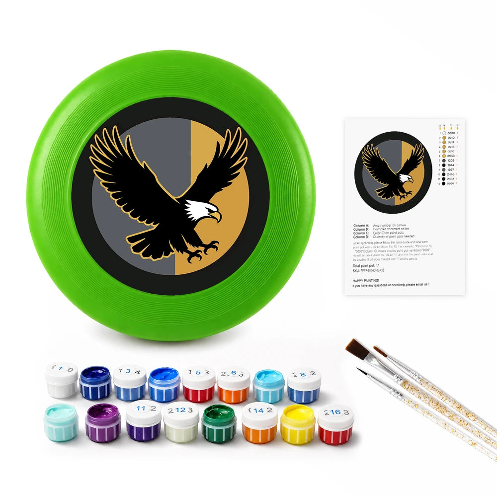 
Paint by Numbers - Frisbee | Eagle Emblem