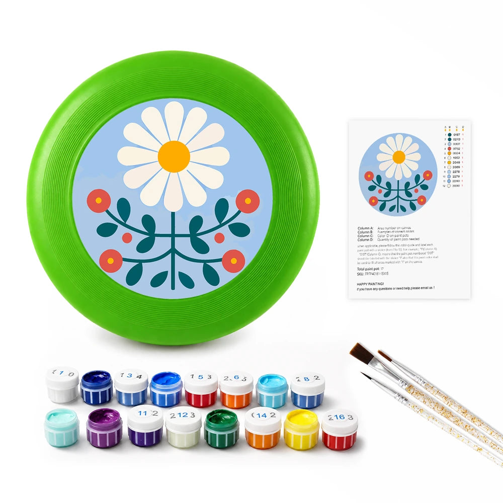 
Paint by Numbers - Frisbee | Folk Daisy